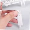 Angoily 6pcs Eyebrow Calipers Dual Scale Ruler for Precise Eyebrow