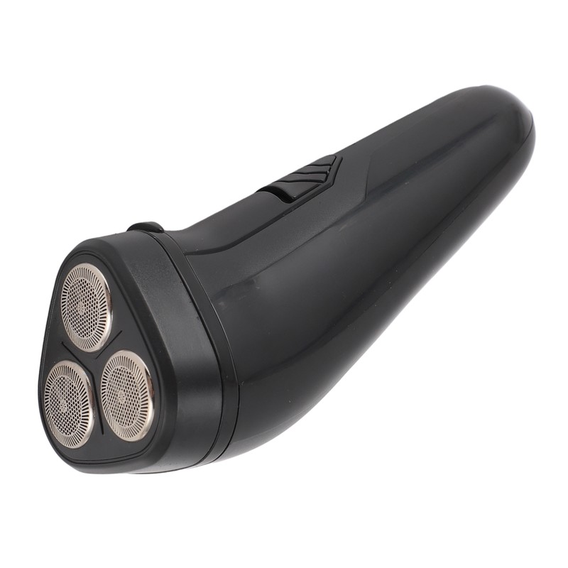 Electric Beard Trimmer 3 Floating Heads Rechargeable Precise Cutting Cordless