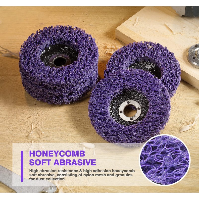 4'' x 5/8'' Strip Discs Paint Stripper Wheel Stripping Wheel