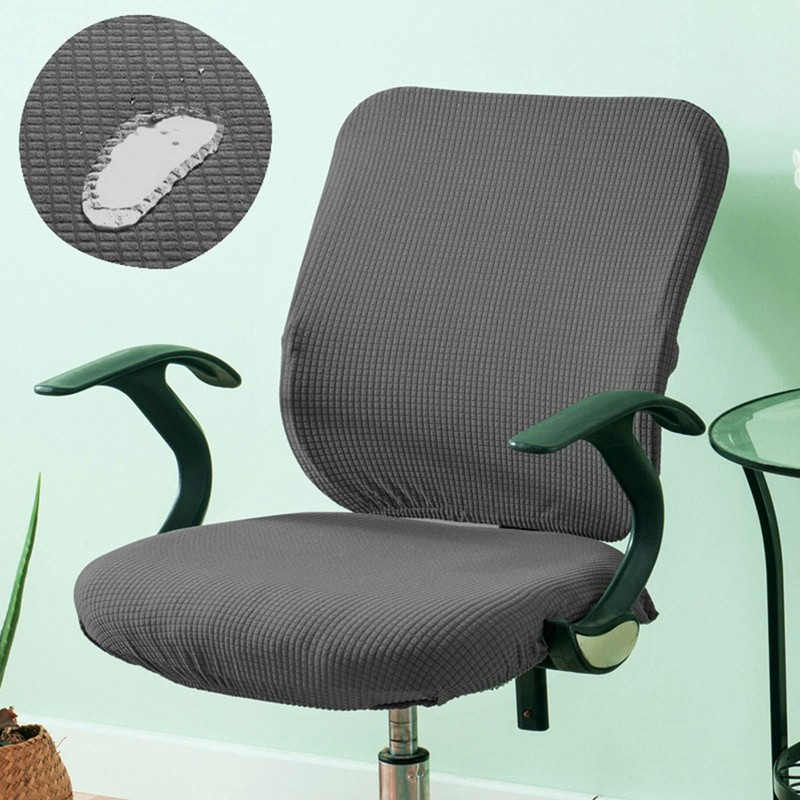 Fenteer Stretch Office Covers Seat Cover Slipcover Desk Seat Cushion