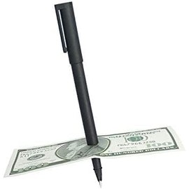 MOMOMAGE Perfect Penetration Crude Pen Thru Bill Penetration Dollar Pen Magic Tricks Pen Through Bill Magic Close up Gimmick Fun