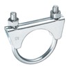 2 Pcs 45mm(1-3/4") Exhaust Clamp, Muffler U-Bolt Clamps, Special Clamp