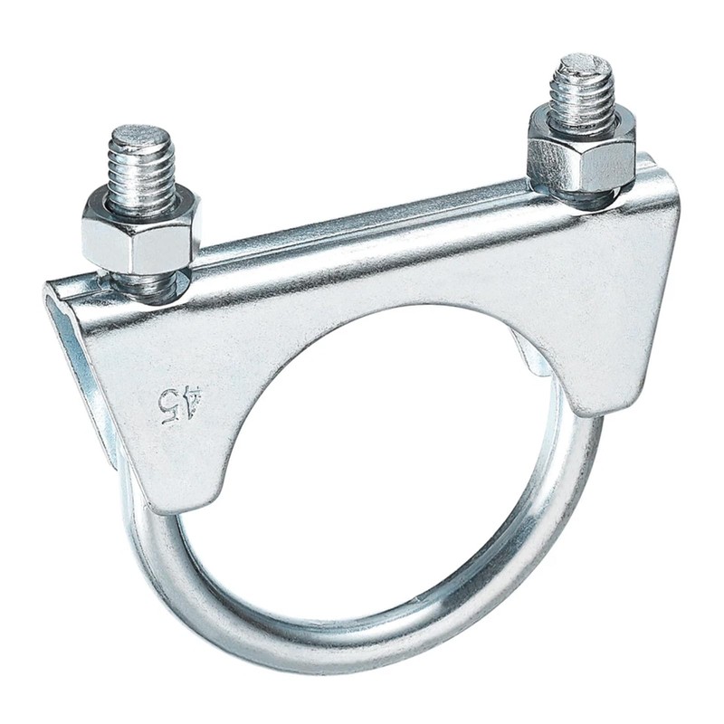 2 Pcs 45mm(1-3/4") Exhaust Clamp, Muffler U-Bolt Clamps, Special Clamp