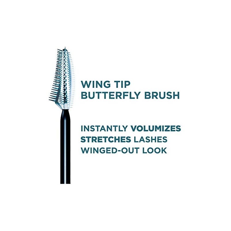 LOreal Paris Voluminous Butterfly Waterproof Mascara, 871 Blackest Black ,