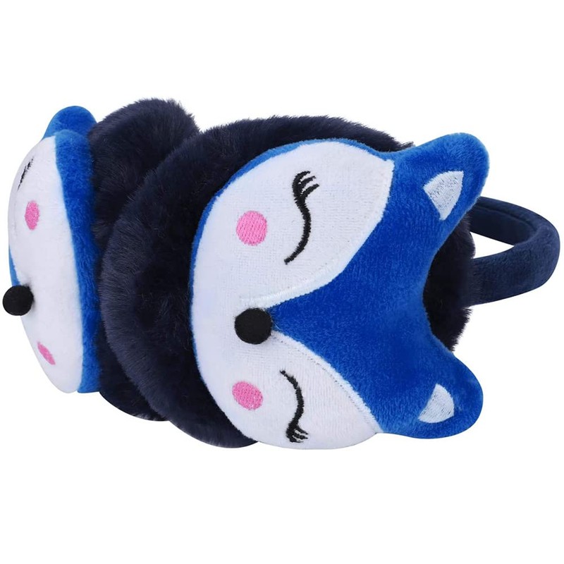 AIDIER Kids Earmuffs Winter Plush Fur Ear Warmers Outdoor Ear