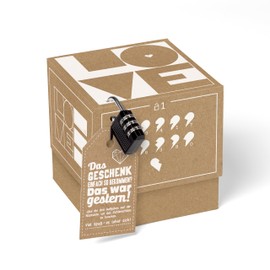 SURPRISA Gift box, puzzle box, money gift packaging, vouchers for wedding, Valentine's Day, wedding anniversary, heart puzzle