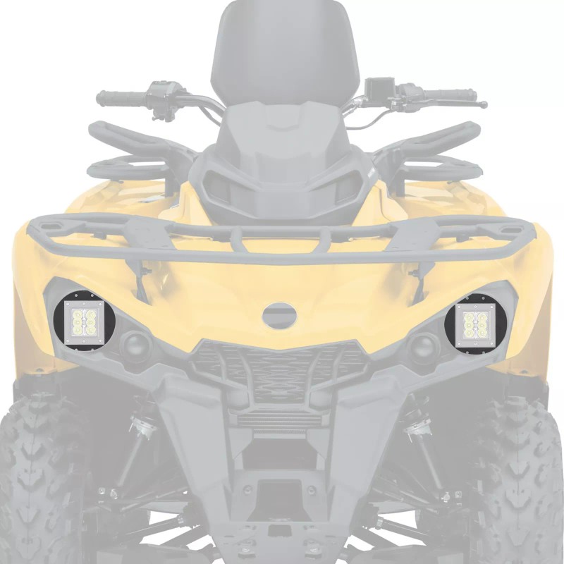 WSAYS For Can-Am Outlander MAX L LED Headlight Conversion Light