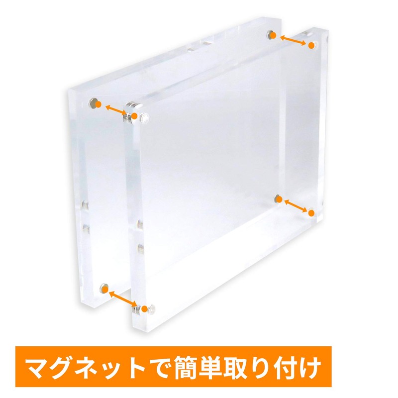 BBEST Acrylic Photo Frame, for Cheki instax SQUARE, Set of