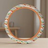 Boho Steering Wheel Cover for Women, Colorful Cute Woven Cloth,