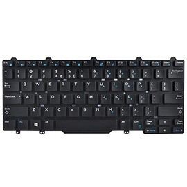 AUTENS US Replacement Keyboard for Dell Latitude E5450 E5470 E7450 E7470 7480 7490 5480 5488 3340 3350 Laptop No Frame, No Pointer, No Backlight