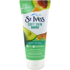 St. Ives, Soft Skin Scrub, Avocado & Honey, Exfoliante para Piel, 170g