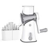 5-in-1 Rotary Cheese Grater & Vegetable Slicer – Stainless Steel