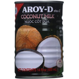 AROY-D Coconut Milk 13.5 Oz Can (Pack of 6)