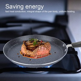 Joyzan Nonstick Crepe Pan, Egg Flat Frying Maker Omelet Skillet Aluminum Pancake Pot Induction Stove Compatible Cooking Tool for Griddle Roti Omelette Tortillas Crispy Tawa Dosa Kitchen Home Cookware