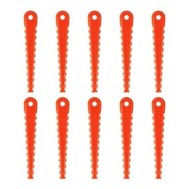 Buccilly AC053N1FB Serrated Blade Replacement for Ryobi 3-in-1 Fixed String Trimmer Head 10-Pack