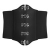 Black Butterfly 6 Inch Elastic Corset Waist Belt (Black, UK