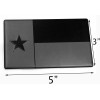 Texas State Metal Flag Auto Emblem for Cars Trucks (5"x3",