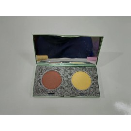 MALLY EYE SHADOW COMPACT DUO TOASTY & GOLDSHINE .18 Oz  WITH BRUSH NEW FREE S&H