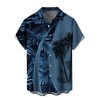 Men's Short Sleeve Button Down Casual Hawaiian Shirts Summer Beach