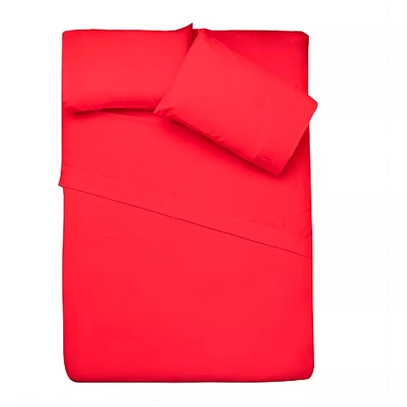 Tesso Juego De Sabanas Matrimonial Ultrasoft Microfibra Granada