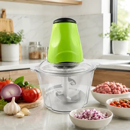 2L Electric Food Chopper for Meal Prep – Stainless Steel Blade Mincer for Meat, Vegetables, Fruit and Nuts