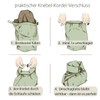 Kumanu |Organic Beeswax Cloth - Bread Bag Krummelkarl | H
