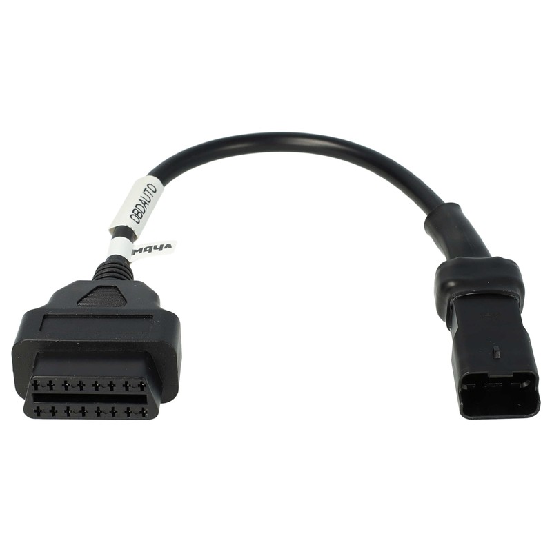 vhbw OBD2 Adapter 4 Pin to OBD2 16 Pin Compatible