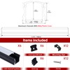 Muzata 6Pack 3.3FT/1M Deeper Spotless LED Channel System with Milky
