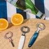 Ohiyoo Metal Bottle Opener Insert Kits 8 Pack Blank Stainless