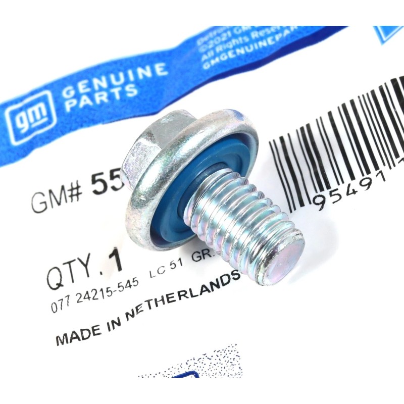 Tapón de drenaje de aceite de motor genuino OEM GM
