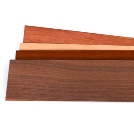Mixed Species Veneer, Pack of 3 Sq. Ft, 4-1/2'' to 7-1/2'' x 24'' x 1/16'' Thick
