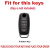 TECART Premium Leather 5-Button Key Fob Cover Case Fit for