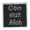 Odin instead of Allah Sew-On / Patch | Rocker, Biker,