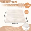 AojSup 3 Pcs Wood Pegboard Drawer Organizer with 24 Pegs