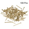 sourcing map Small Tiny Brass Nails 1.2x20mm for DIY Decorative