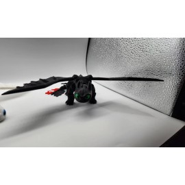 Handmade 3D Printed Toothless- How to train a dragon
