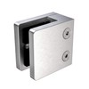 Glass Clamp Large Heavy Duty Square 2.17" for 3/8", 1/2"