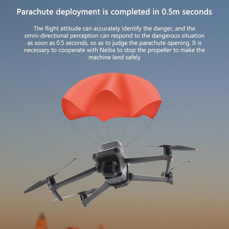 Flight Safety Protection Accessories Automatic Flight Safety Parachute Replacement Parachute