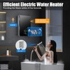 Fenjidrop 1500W Electric Water Heater, 110V Wall Mounted Water Heater