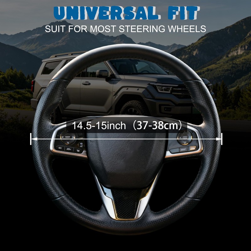 Car Steering Wheel Cover, Steering Wheel Protective Cover Wildflower