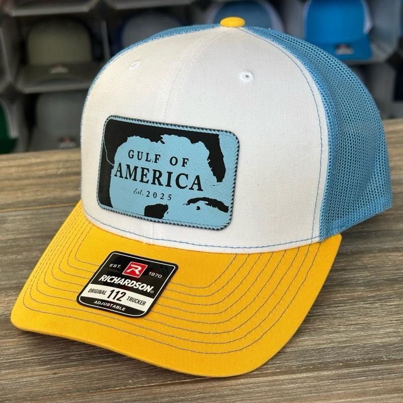 Gulf of America Patch on Richardson 112 SnapBack Cap -
