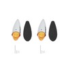 smileracing 5PCS Cab Marker Light 17 LED Amber Top Roof