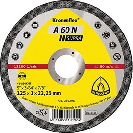 Klingspor A 24 R 13754 Cutting Wheel 100 x 2.5 x 16 mm 125 x 1 x 22,23 mm gerade 1 Stück