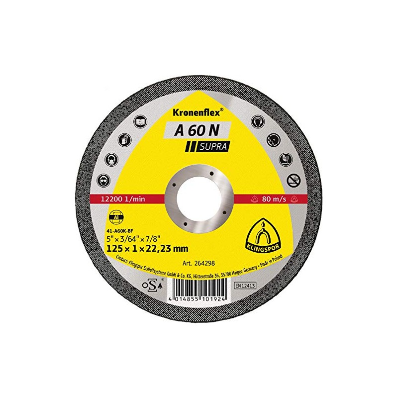 Klingspor A 24 R 13754 Cutting Wheel 100 x 2.5