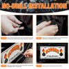 Front Bumper Tow Hook License Plate Mount Bracket Compatible with