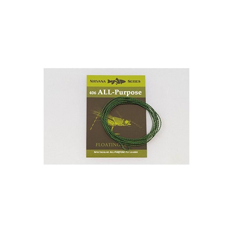 406 All-Purpose FLOATING Furled Leader -Fly Leader (0-3wt)