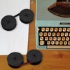 4 Pairs Universal Typewriter Ribbon Twin Spool Replacement Compatible with