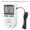 Temperature Control Socket LCD Display ABS Housing Electronic Thermostat Controller