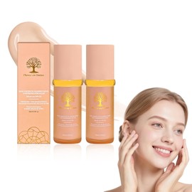 WEUD Base de Maquillaje con Corrector 4 En 1, SPF 50+, Tono Uniforme Ajustable, Acabado Natural, Hidratante,Textura Ligera, Maquillaje Liquido con Protector Solar para Todo Tipo de Piel (60 ML)