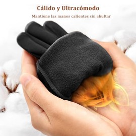 Guantes para Frio para Mujer, Guantes Termicos Mujeres con Funcion para Pantalla Tactil, Guantes Termicos para Nieve Impermeables de Invierno, Guantes para Ciclismo Correr Senderismo Mujeres